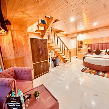 Himalayan Fort Resort, Manali - ! Riverside Property !! Big Lawn With Bonfire !! Best Selling !! Scenic River & Mountais View !! Big Parking !! Luxury Balcony Rooms !! Playing Zone !! Property Of The Year ! M 98160-43600 Esterno foto