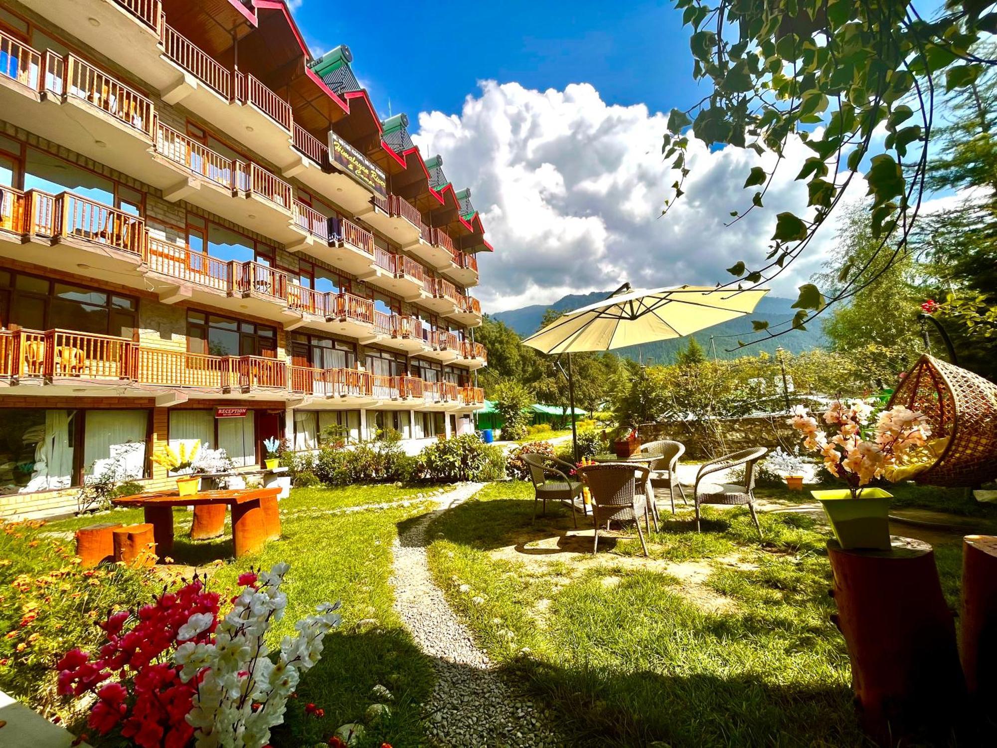 Himalayan Fort Resort, Manali - ! Riverside Property !! Big Lawn With Bonfire !! Best Selling !! Scenic River & Mountais View !! Big Parking !! Luxury Balcony Rooms !! Playing Zone !! Property Of The Year ! M 98160-43600 Esterno foto